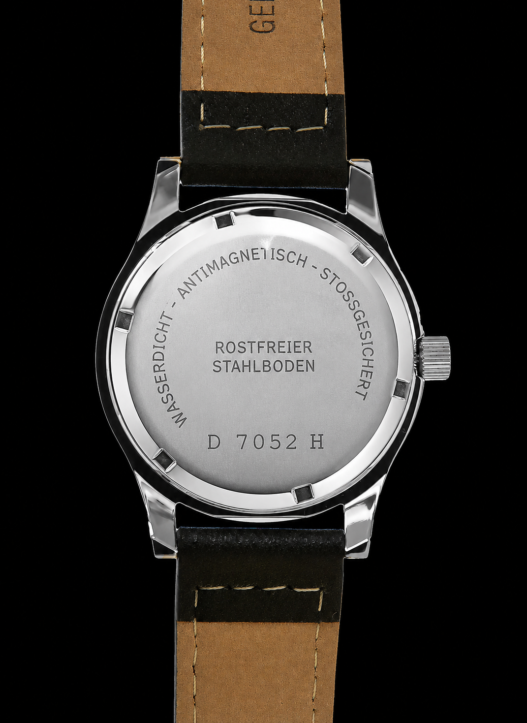 Aeschbach WW2 Pattern German Wehrmacht & Luftwaffe Dienstuhr (Army/Airforce Service Watch) with 21 Jewel Automatic Mechanical Movement