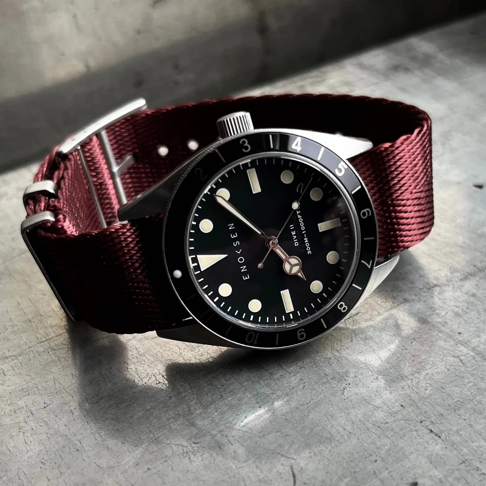 Limited Edition: Enoksen Automatic Dive Watch - Black Dial Edition ◇ 39mm