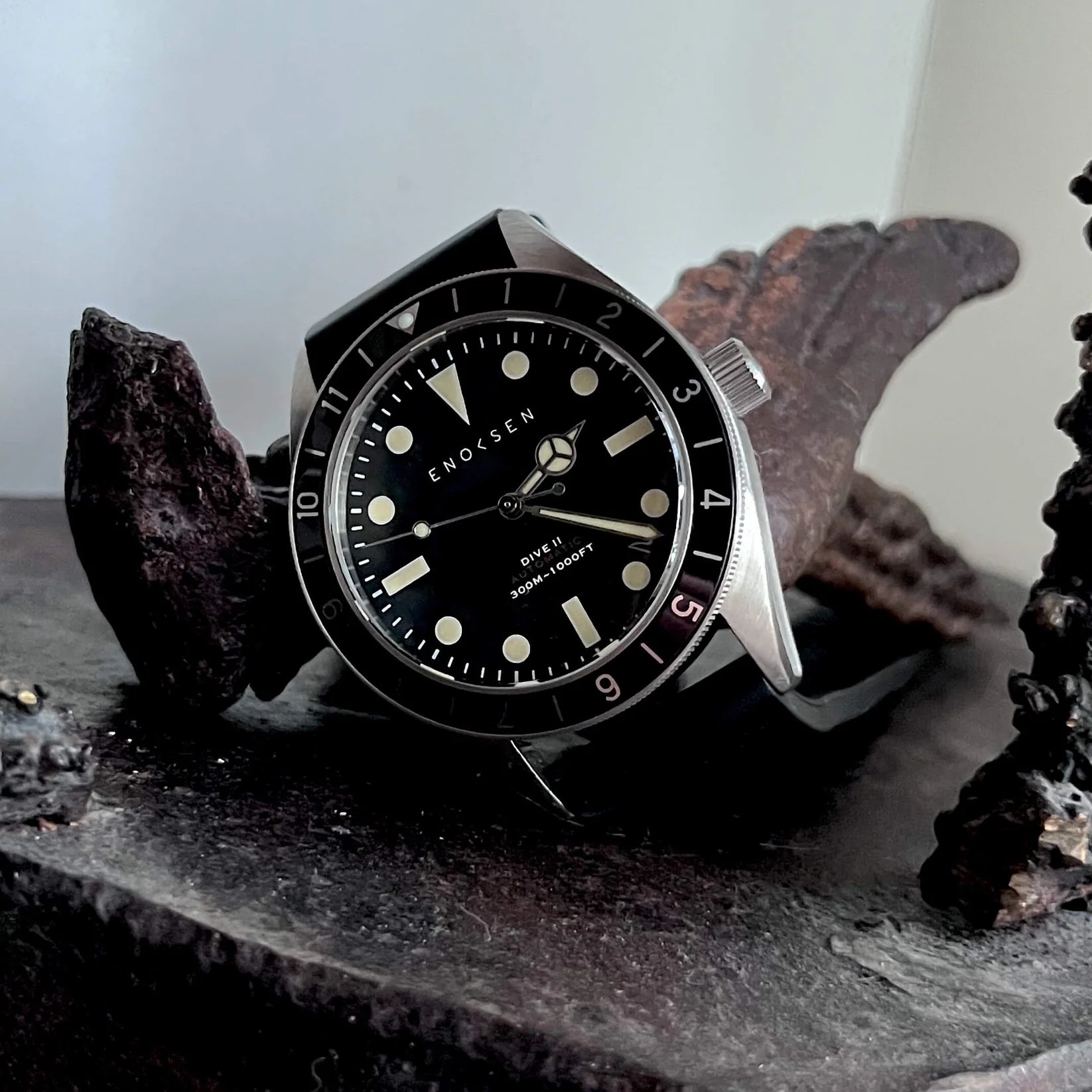 Limited Edition: Enoksen Automatic Dive Watch - Black Dial Edition ◇ 39mm