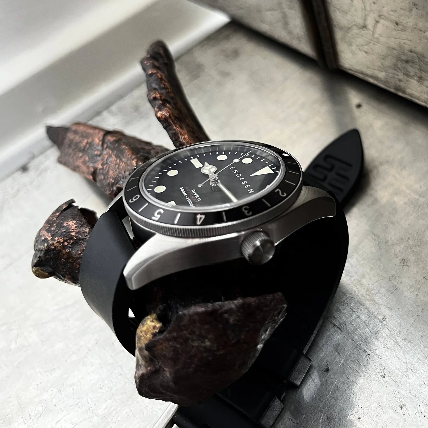 Limited Edition: Enoksen Automatic Dive Watch - Black Dial Edition ◇ 39mm