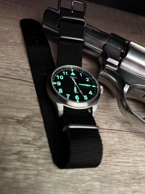 MWC MKIII (100m) 1950's / 60's Pattern Automatic Military Watch in Stainless Steel with Sapphire Crystal