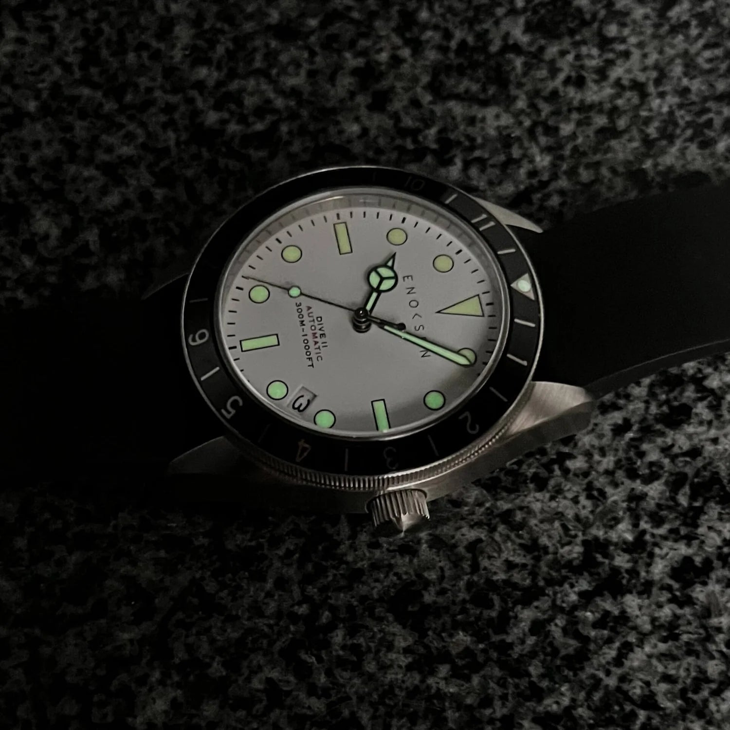 Limited Edition: Enoksen Automatic Dive Watch - White Dial Edition ◇ 39mm