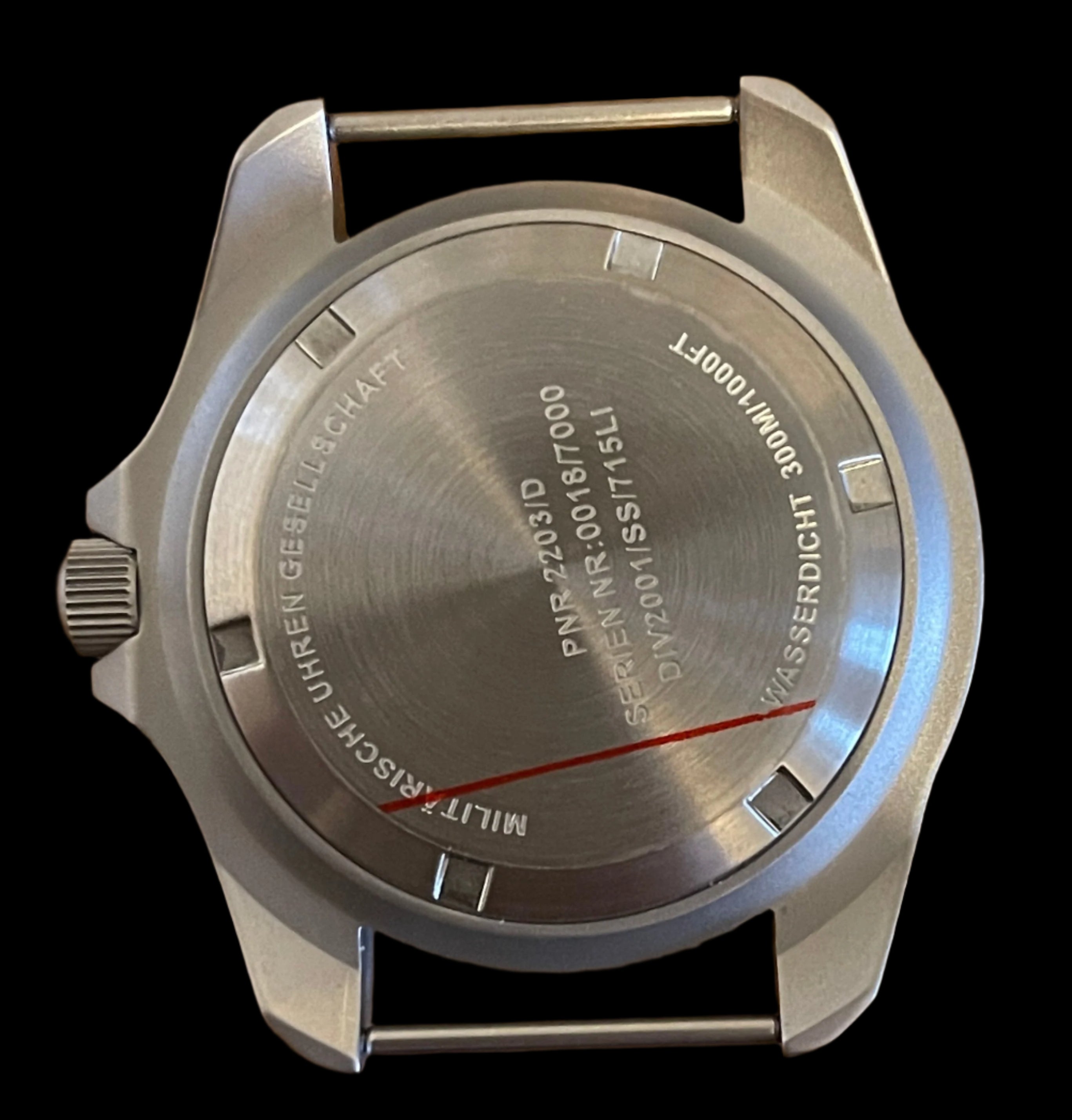 10 x 18mm or 20mm Watch Pins Designed to Create the Appearance of a Military Watch with Fixed Solid Bars