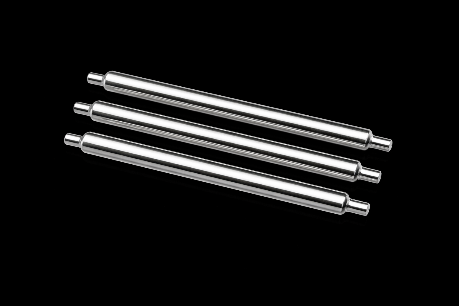 3 x 18mm or 20mm Watch Pins Designed to Create the Appearance of a Military Watch with Fixed Solid Bars