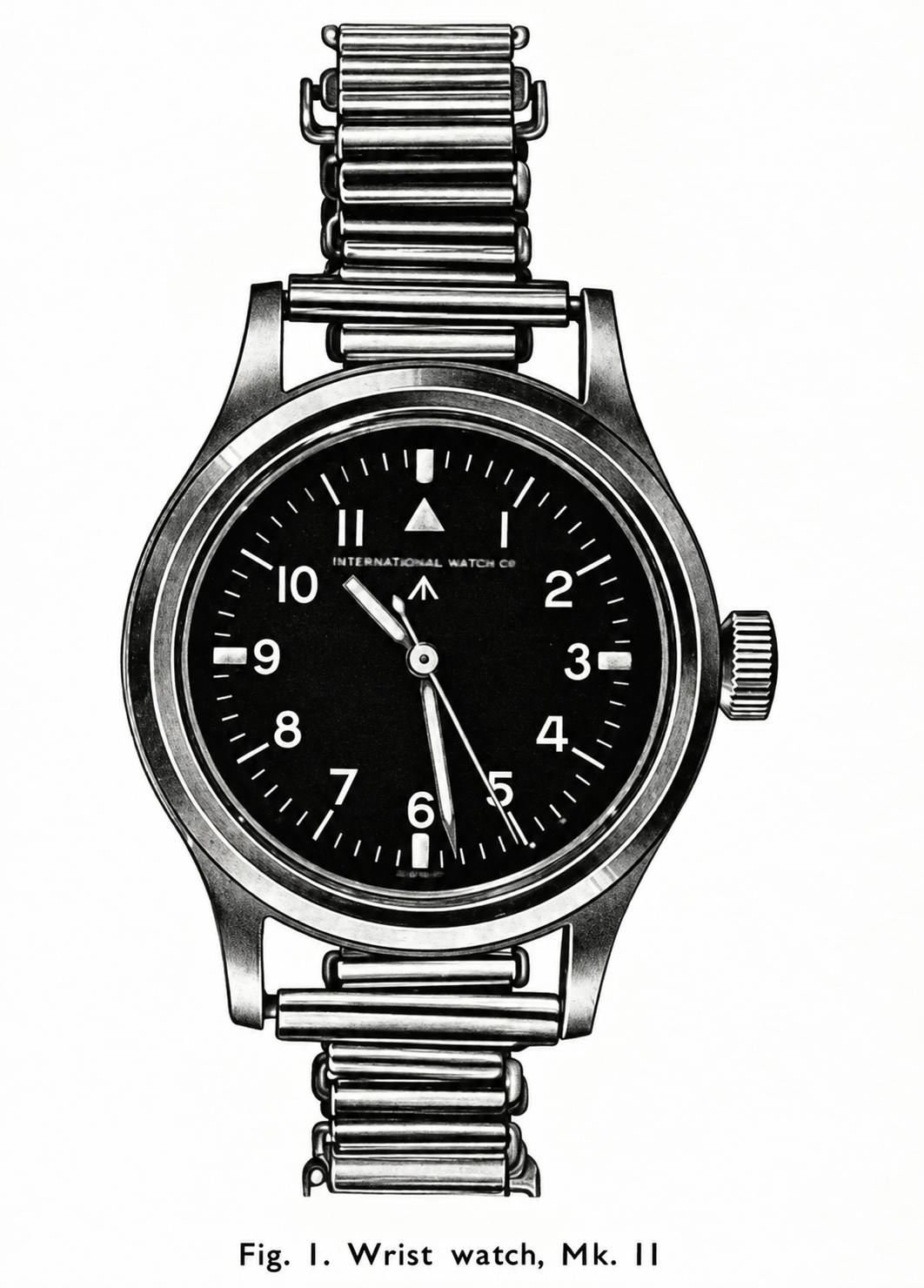 18mm Retro 1940/50s "Bonklip" Style Stainless Steel Bracelet - Ideal for Antique or Retro Style Watches