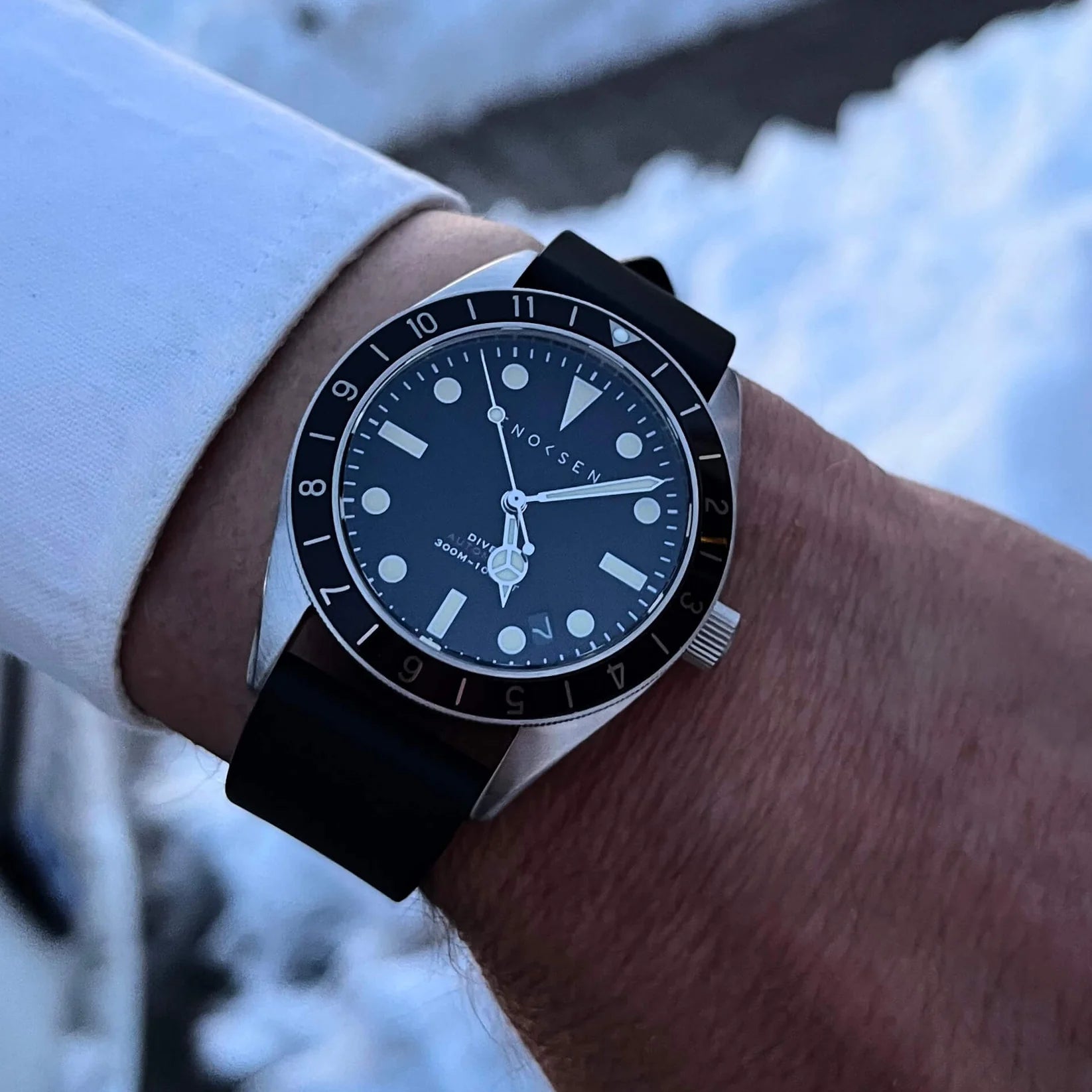 Limited Edition: Enoksen Automatic Dive Watch - Black Dial Edition ◇ 39mm