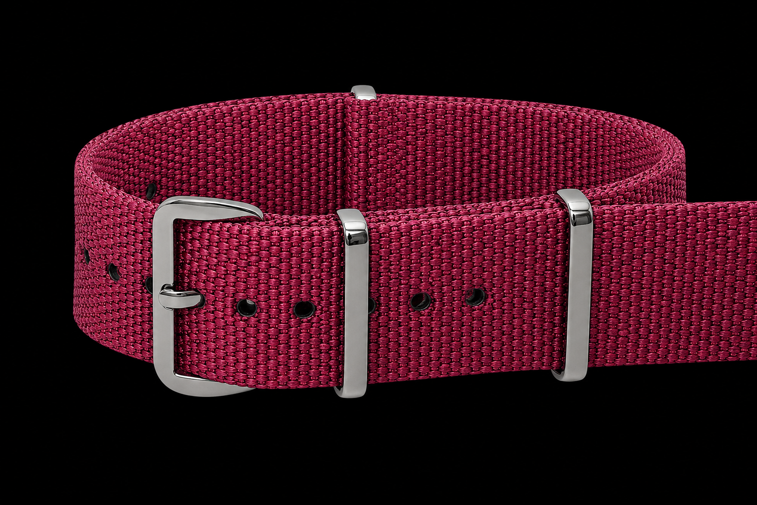 18mm Maroon Paratrooper NATO Military Watch Strap
