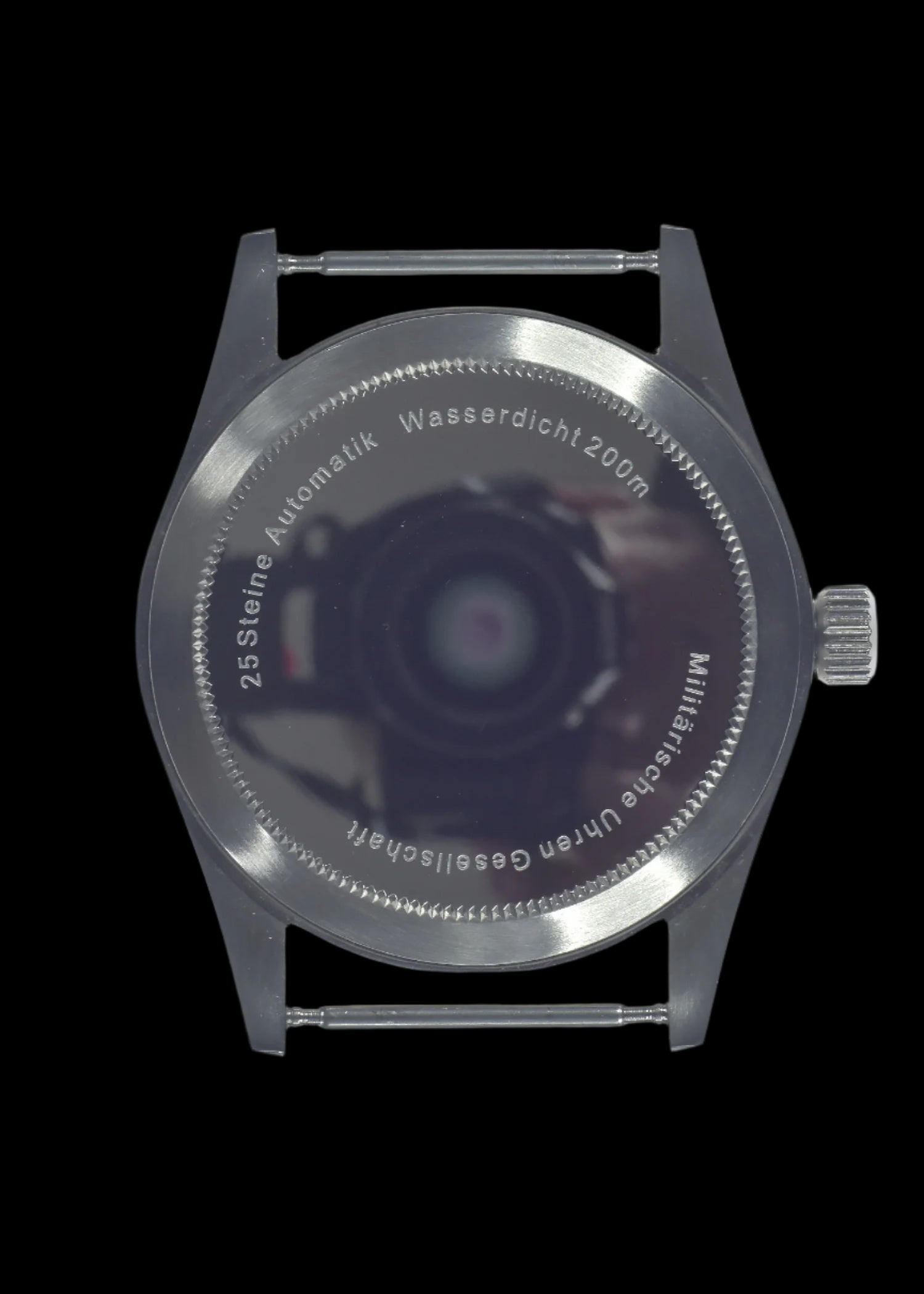 MWC Classic 1950s/1960s Pattern 25 Jewel Automatic "Adventurer" Watch with 200m Water Resistance and Retro Luminous Paint, Sapphire Crystal on a High Quality Seat Belt NATO Strap