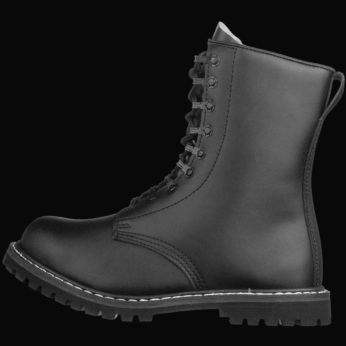 High Quality Classic German Pattern Para Boots "Springerstiefel" Leather Military Boots - Surplus Stock to One Pair to Clear Size 7