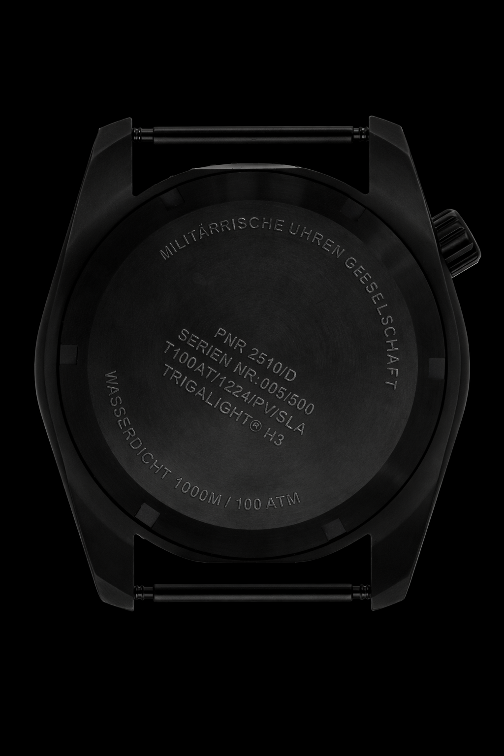 MWC "Depthmaster" 100atm / 3,280ft / 1000m Water Resistant Military Divers Watch in a PVD Titanium Case with GTLS and Helium Valve (Automatic)