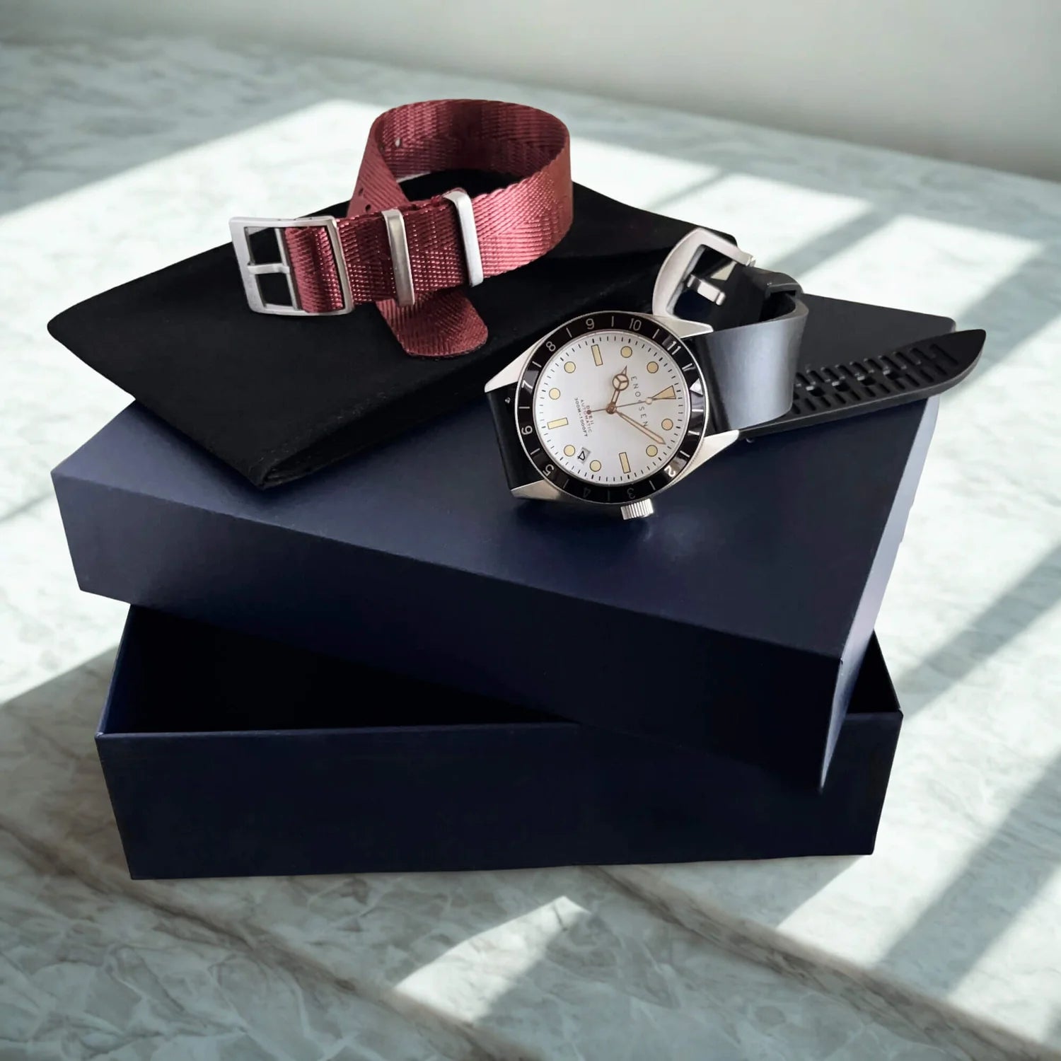 Limited Edition: Enoksen Automatic Dive Watch - White Dial Edition ◇ 39mm