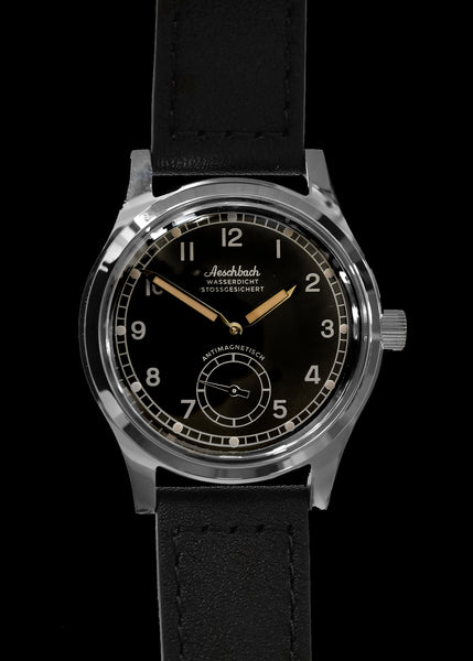 Aeschbach WW2 Pattern Luftwaffe / Reichsluftfahrtministerium (RLM) Pilots Watch with 21 Jewel Automatic Mechanical Movement