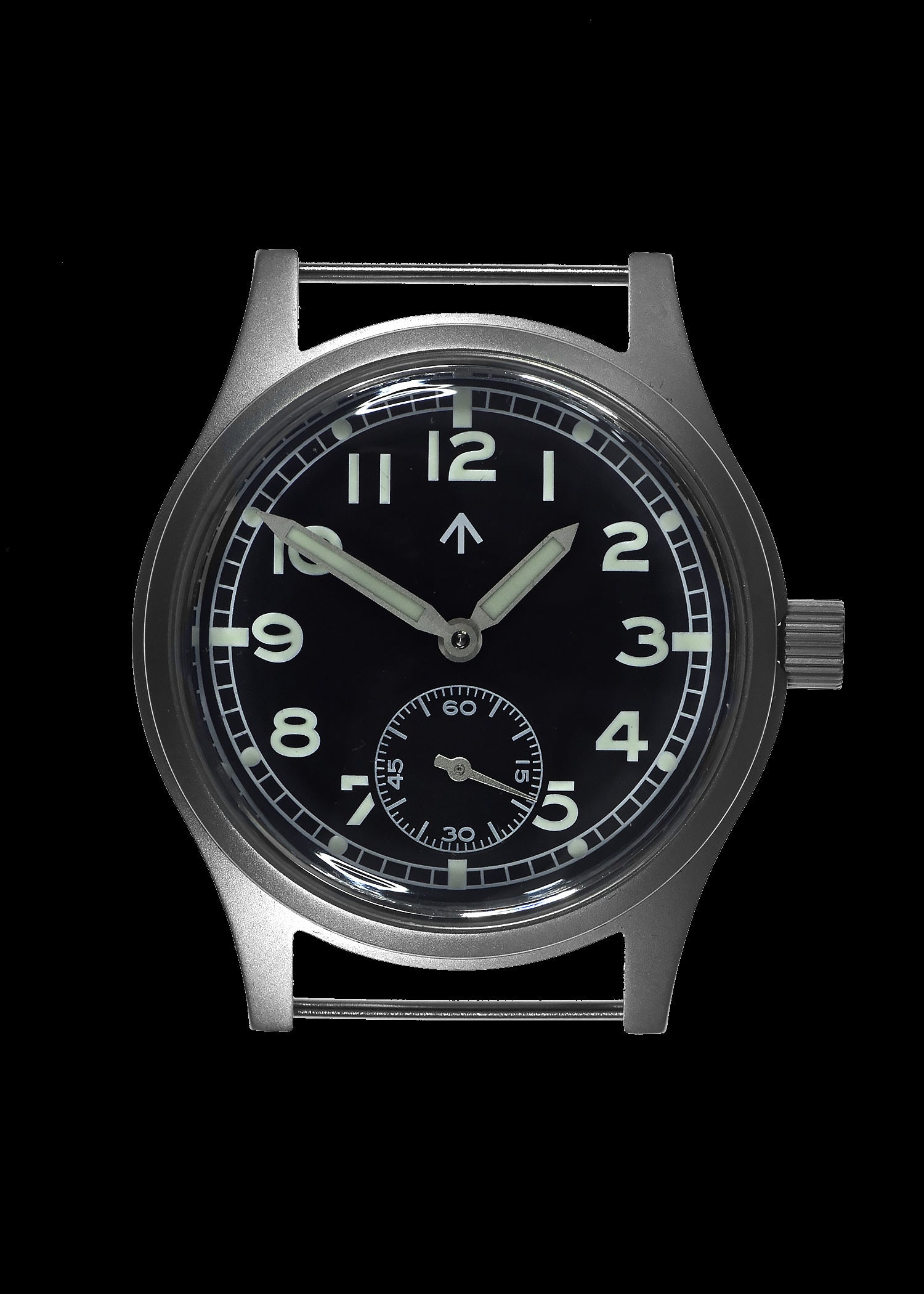 MWC 1940s/1950s "Dirty Dozen" Pattern General Service Watch with Automatic Self Winding Mechanical Movement and Sapphire Box Crystal