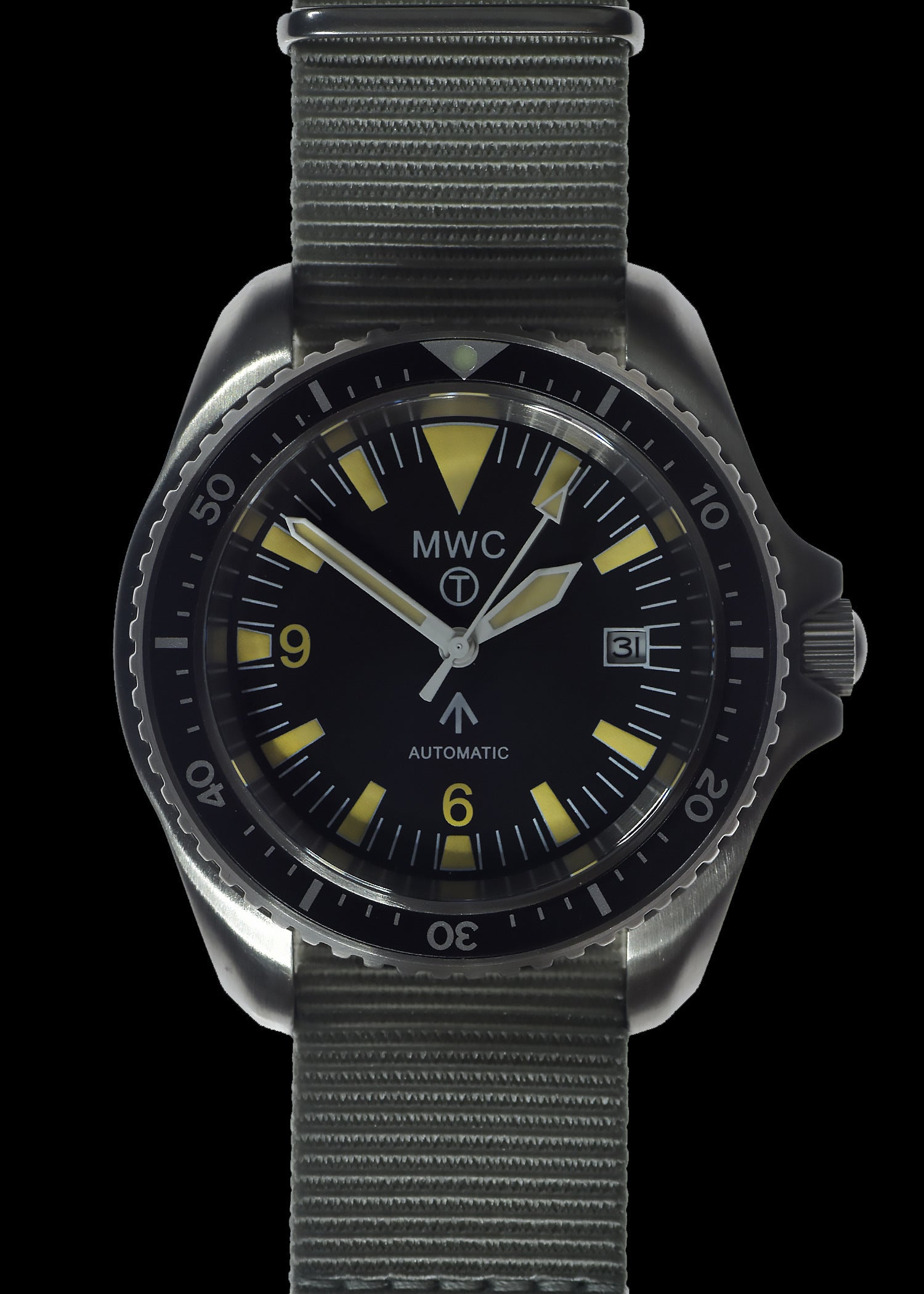 MWC 1999-2001 Pattern Automatic Military Divers Watch  - Retro Luminous Paint, Ceramic Bezel and Sapphire Crystal