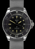 MWC 24 Jewel 1982 Pattern 300m Automatic Military Divers Watch with Sapphire Crystal (Date Version)l on a NATO Webbing Strap