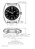 MWC W10 1970's Pattern 24 Jewel Automatic Military Watch with 100m Water Resistance